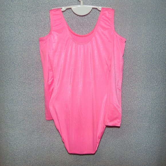 Pink Long Sleeve Open Shoulder Leotard MA - Picture 3 of 6